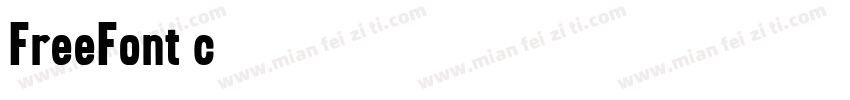 FreeFont c4字体转换